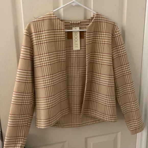 NWT Roolee Plaid Jacket - Picture 2 of 2